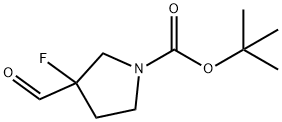 1-Boc-3-fluoro-3-forMylpyrrolidine Structure