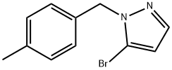5-溴-1-(4-甲苄基)-1H-吡唑, 1057383-71-7, 结构式