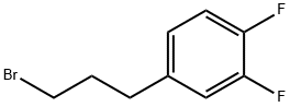 1-(3-BroMopropyl)-3,4-difluorobenzene 化学構造式
