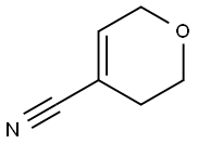 3,6-Dihydro-2H-pyran-4-carbonitrile Structure