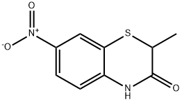 2-Methyl-7-nitro-2H-1,4-benzothiazin-3(4H)-one, 97% Structure