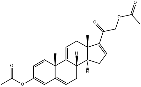 3,21-二(乙酰氧基)孕甾-1,3,5,9(11),16-五烯-20-酮,1058744-83-4,结构式