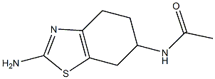 6-AcetaMido-2-aMino-4,5,6,7-tetrahydrobenzothiazole Struktur