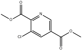 3-氯吡啶-2,5-二羧酸二甲酯,106014-21-5,结构式