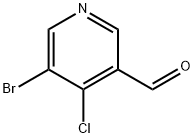 5-溴-4-氯烟醛, 1060802-24-5, 结构式