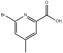 6-BROMO-4-METHYL-PYRIDINE-2-CARBOXYLIC ACID Struktur