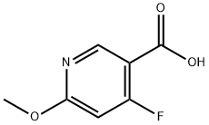 4-Fluoro-6-Methoxy-nicotinic acid Structure