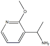 1-(2-Methoxy-pyridin-3-yl)-ethylaMine Struktur