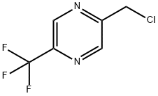 2-(氯甲基)-5-(三氟甲基)吡嗪,1060812-69-2,结构式