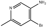 4-broMo-6-Methylpyridin-3-aMine Struktur