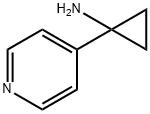 1-(吡啶-4-基)环丙胺, 1060815-26-0, 结构式