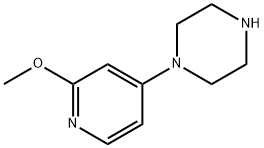 1-(2-Methoxy-pyridin-4-yl)-piperazine Struktur