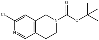 7-Chloro-3,4-dihydro-1H-[2,6]naphthyridine-2-carboxylic acid tert-butyl ester Structure