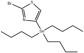 2-Bromo-5-(tributylstannyl)thiazole,1062589-73-4,结构式