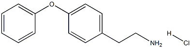 2-(4 -苯氧苯基)乙胺盐酸盐, 106272-17-7, 结构式