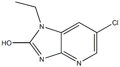 6-氯-1-乙基-1,3-二氢-2H-咪唑并[4,5-B]吡啶-2-酮,1064782-28-0,结构式