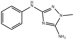 1-甲基-N3-苯基-1,2,4-1H-三氮唑-3,5-二胺 结构式