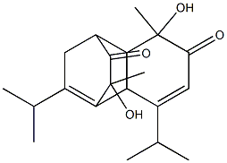 3,10-Dihydroxy-5,11-dielMenthadiene-4,9-dione Structure