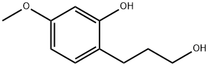 2-(3-Hydroxypropyl)-5-Methoxyphenol Struktur