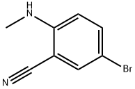 5-溴-2-(甲氨基)苯腈, 106874-91-3, 结构式