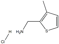 (3-メチルチエン-2-イル)メチルアミン塩酸塩 化学構造式