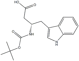 Boc-D-beta-hoMotryptophan Structure