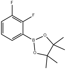 2-(2,3-difluorophenyl)-4,4,5,5-tetraMethyl-1,3,2-dioxaborolane Struktur
