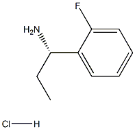 (S)-1-(2-氟苯基)丙-1-胺, 1075715-56-8, 结构式