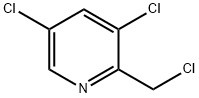3,5-ジクロロ-2-クロロメチルピリジン 化学構造式