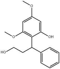 2-(3-羟基-1-苯基丙基)-3,5-二甲氧基苯酚, 1079366-50-9, 结构式