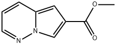 Methyl H-pyrrolo[1,2-b]pyridazine-6-carboxylate Structure