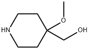 4-Methoxy-4-piperidinemethanol Struktur
