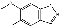 5-Fluoro-6-Methoxy (1H)indazole Struktur