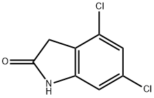 4,6-二氯-2H-吲哚-2-酮, 1082041-83-5, 结构式