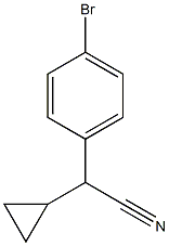 (4-BroMo-phenyl)-cyclopropyl-acetonitrile Structure