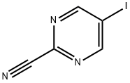 5-碘嘧啶-2-碳腈, 1083329-46-7, 结构式