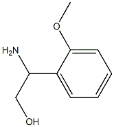 2-氨基-2-(2-甲氧基苯基)-1-乙醇, 108343-90-4, 结构式