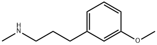 3-Methoxy-N-Methyl-benzenepropanaMine Struktur