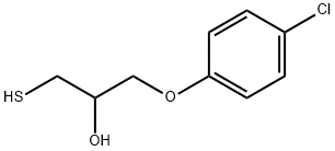 (S)-1-(4-chlorophenoxy)-3-Mercaptopropan-2-ol Structure
