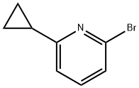 2-溴-6-环丙基吡啶 结构式