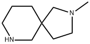 2-メチル-2,7-ジアザスピロ[4.5]デカン 2HCL 化学構造式