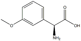 (S)-2-氨基-2-(3-甲氧基苯基)乙酸, 108647-55-8, 结构式