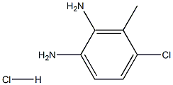 4-氯-3-甲基苯-1,2-二胺盐酸盐, 1087743-89-2, 结构式