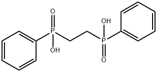 ethane-1,2-diylbis(phenylphosphinic acid) Struktur