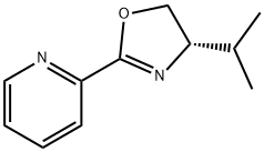 2-[(4S)-4,5-dihydro-4-(1-Methylethyl)-2-oxazolyl]- yridine Structure