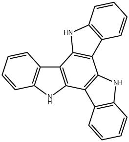 10,15-ジヒドロ-5H-ジインドロ[3,2-a:3',2'-c]カルバゾール 化学構造式