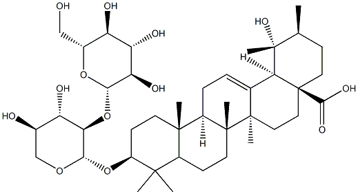 毛冬青皂苷B1, 109008-27-7, 结构式