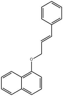 1-[[(2E)-3-Phenyl-2-propen-1-yl]oxy]naphthalene Structure
