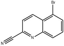 5-溴2-氰基喹啉 结构式
