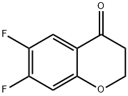 6,7-difluorochroman-4-one Structure